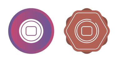 Stop Button Vector Icon