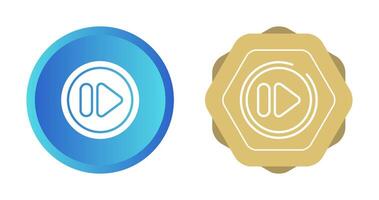Fast Forward Button Vector Icon