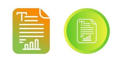 Text Analytics Vector Icon