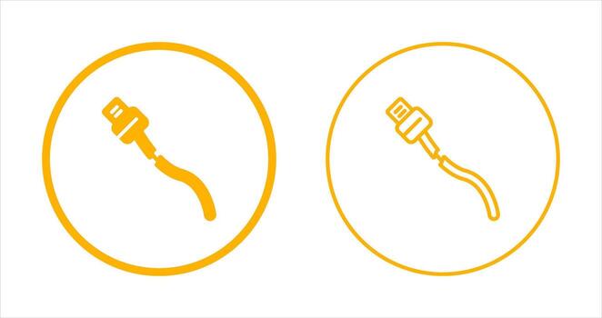 roto cable vector icono