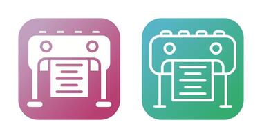 Plotter Vector Icon