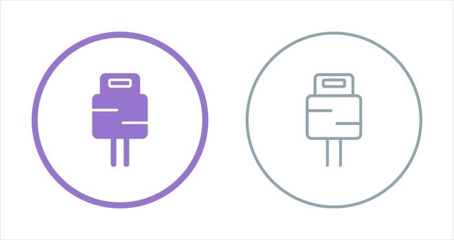 Plug Vector Icon