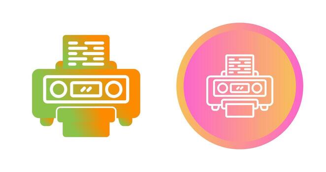 icono de vector de impresora