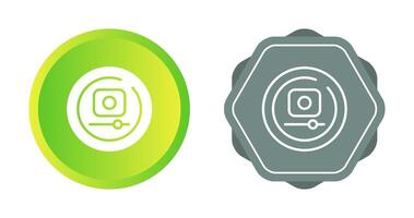 Video Record Circle Vector Icon