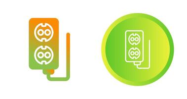 icono de vector de enchufe