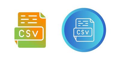 CSV Vector Icon