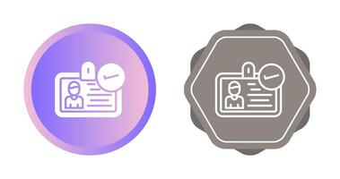 ID Verification Vector Icon