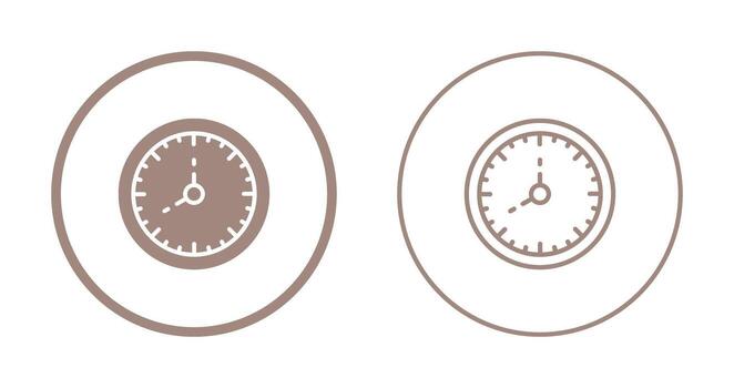 Clock Vector Icon