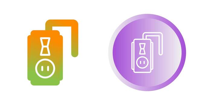 icono de vector de enchufe