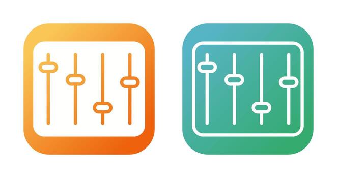 icono de vector de ecualizador