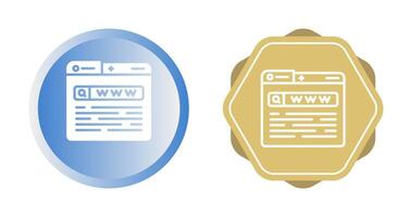 World Wide Web Vector Icon