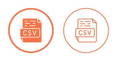 CSV Vector Icon