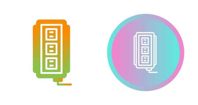icono de vector de enchufe