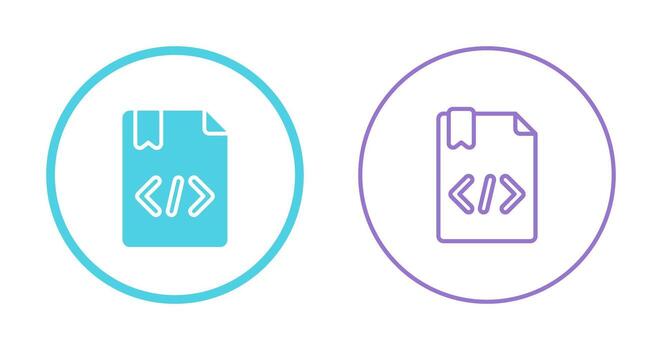 icono de vector de codificación