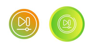 Video Next Track Button Vector Icon