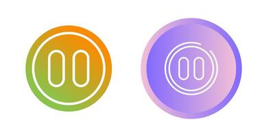 Pause Button Vector Icon