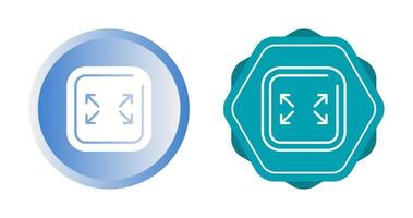 Fullscreen Square Vector Icon