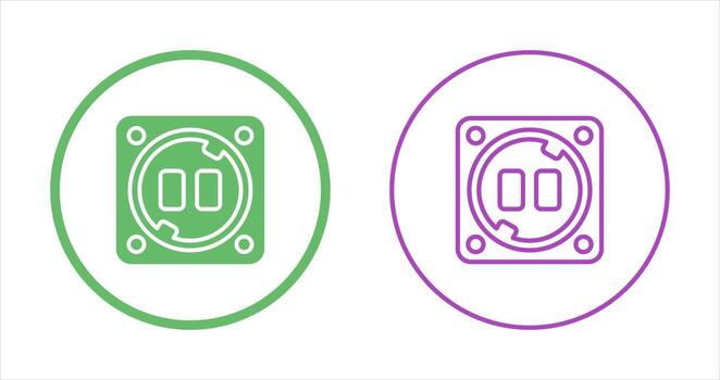 icono de vector de enchufe