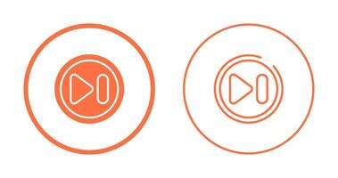 Next Track Button Vector Icon