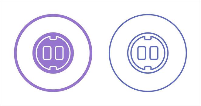 icono de vector de enchufe