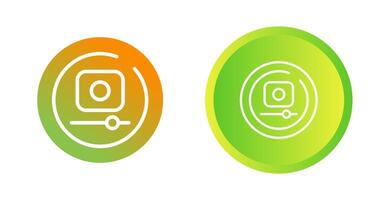 Video Record Circle Vector Icon