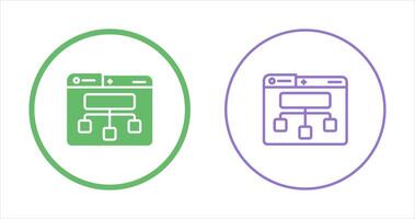 Site Map Vector Icon