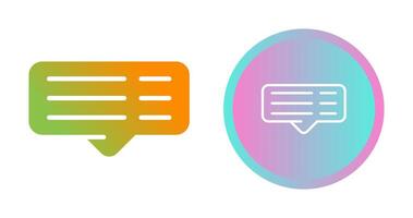 Comment Vector Icon