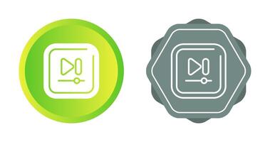 Video Next Track Square Vector icon
