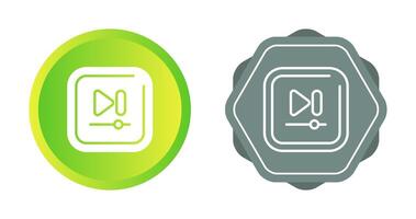 Video Next Track Square Vector icon