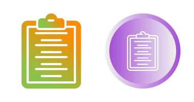 Writing Pad Vector Icon