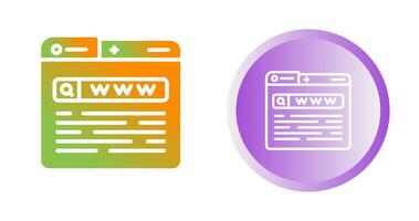 World Wide Web Vector Icon