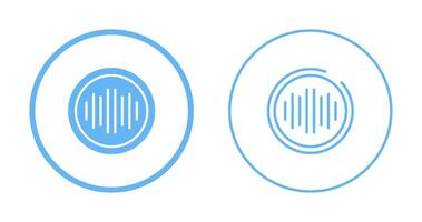 Audio Spectrum Vector Icon