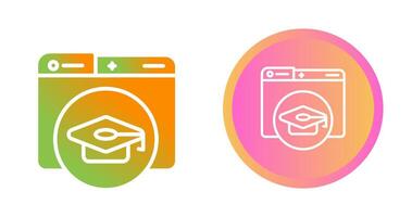 Online Education Vector Icon