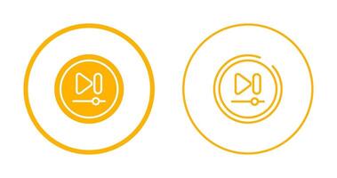 Video Next Track Button Vector Icon