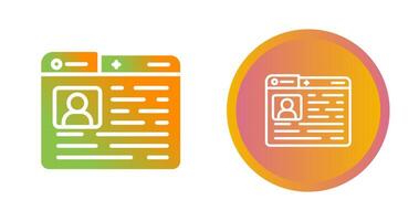 Profile Vector Icon