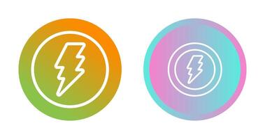 Lightning bolt Vector Icon