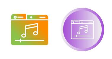 Music Player Vector Icon