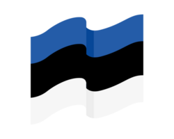 bandera de Estonia. bandera icono. estándar color. estándar tamaño. digital ilustración. png