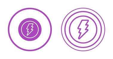 Lightning bolt Vector Icon