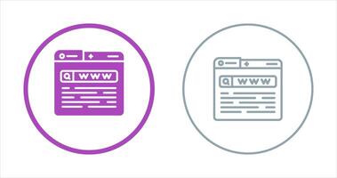 World Wide Web Vector Icon