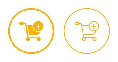 Shoping Cart Add Vector Icon