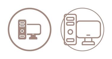 icono de vector de computadora