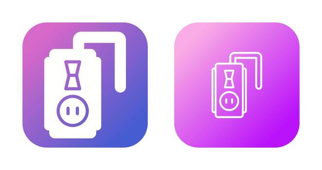 icono de vector de enchufe