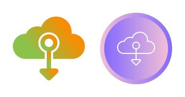 Cloud Native Vector Icon