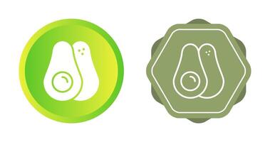 icono de vector de aguacate