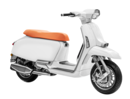 White retro scooter png