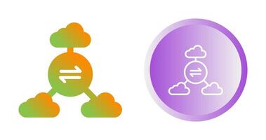 Multi-Cloud Vector Icon