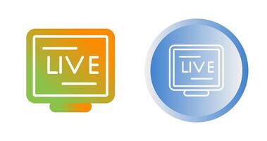Live Stream Vector Icon