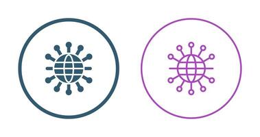 Network Topology Vector Icon