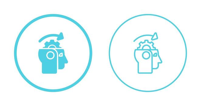 Machine Learning Vector Icon